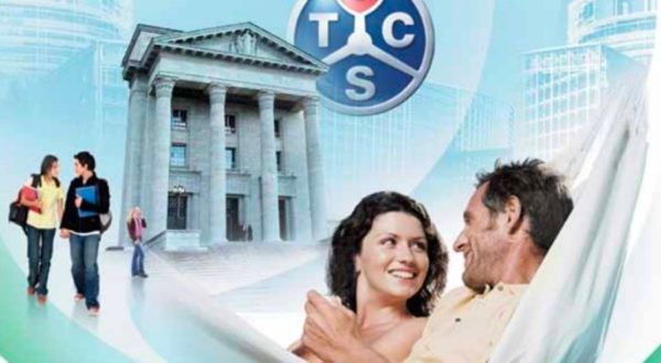 Bild: Illustration von Assista TCS, unter anderem mit dem Bundesgericht und dem TCS-Logo