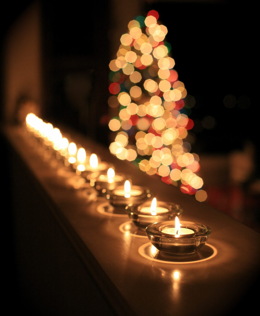 Foto: Weihnachtliche Kerzen