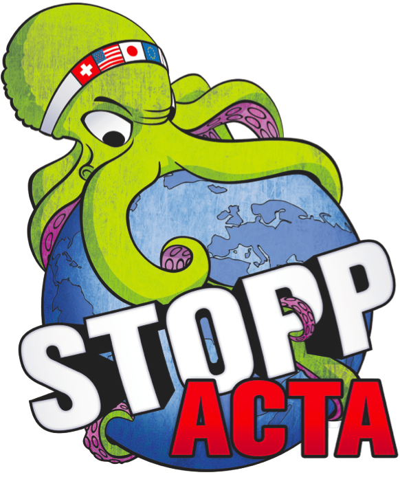 Bild: Logo des «Stopp ACTA»-Bündnisses