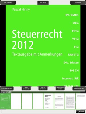 Screenshot: «Steuerrecht 2012»