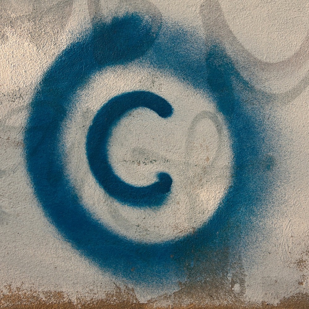 Foto: Copyright-Symbol © als Graffiti