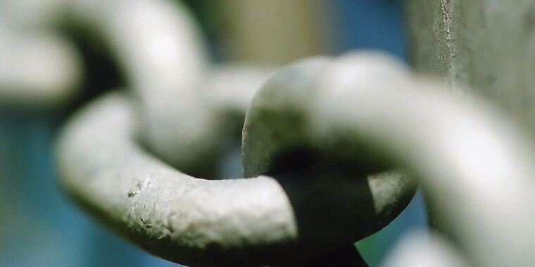 Foto: Kettenglieder aus Metall