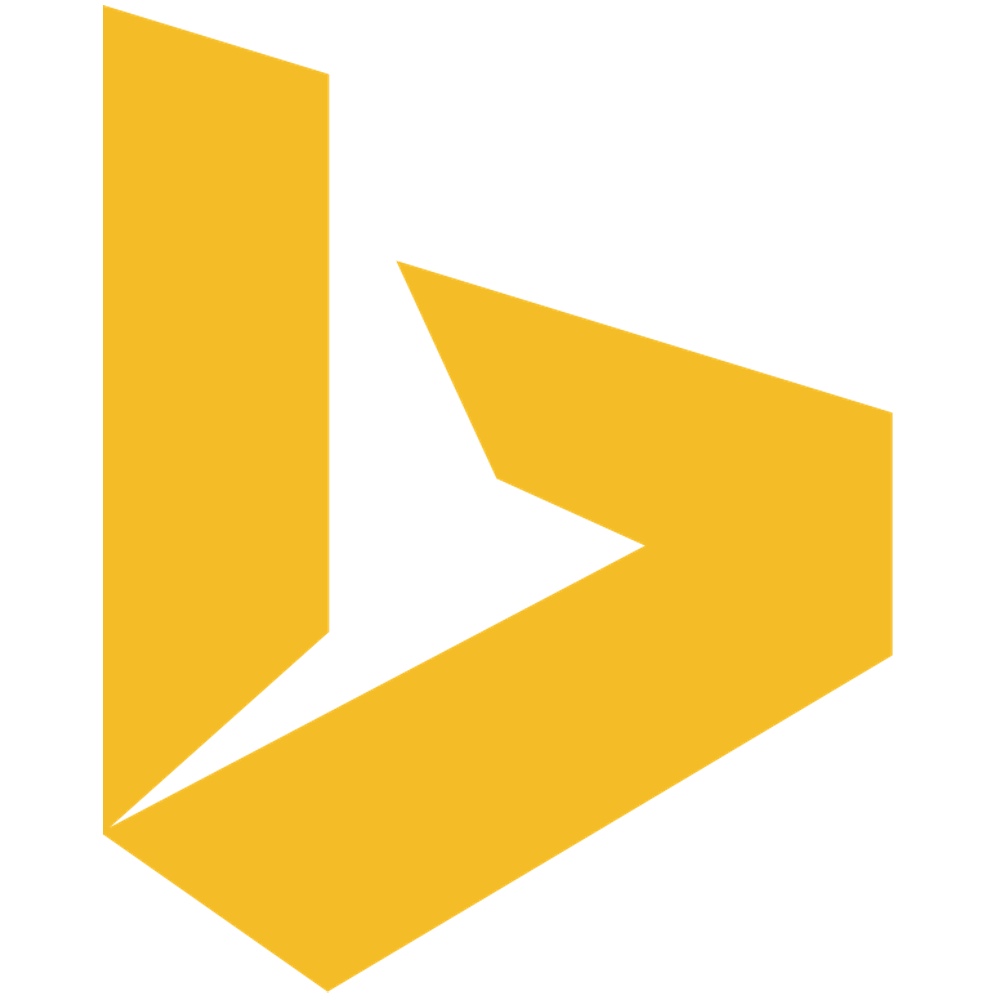 Logo: «Bing» (Suchmaschine von Microsoft)