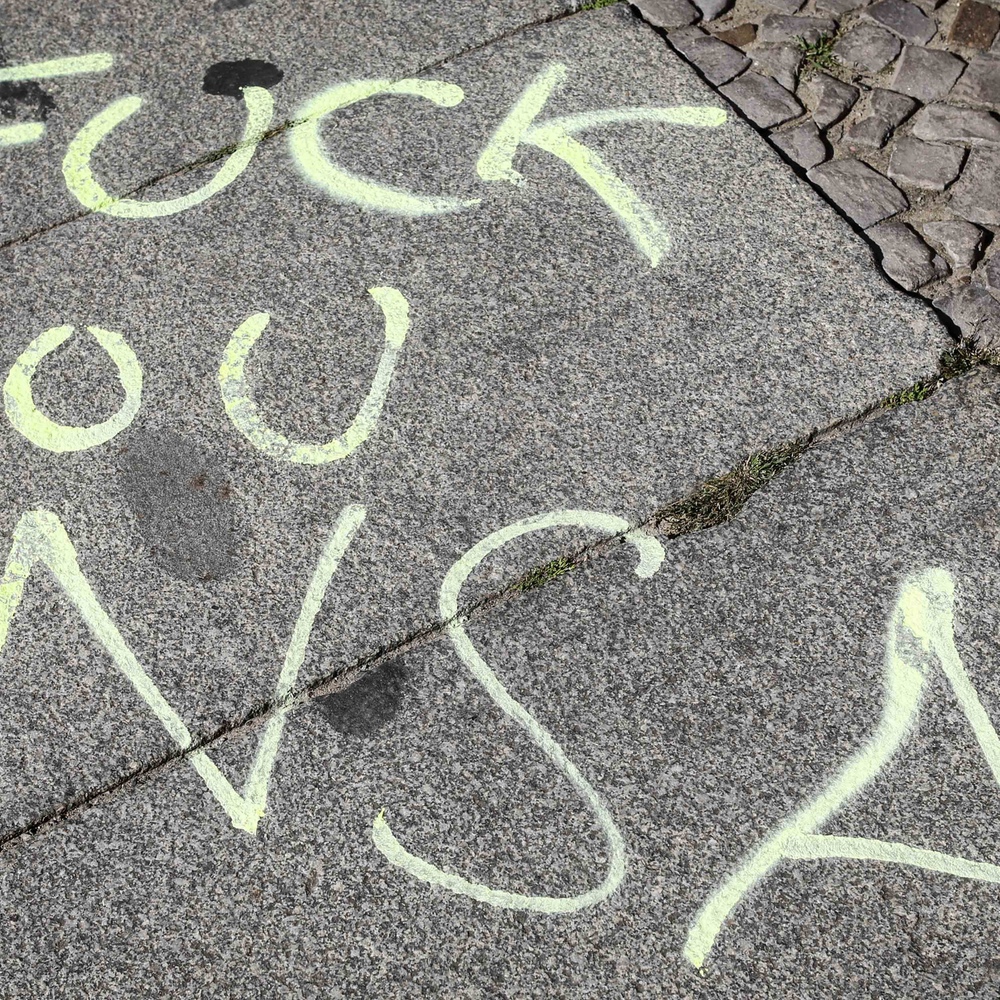 Foto: Graffiti «Fuck You NSA»