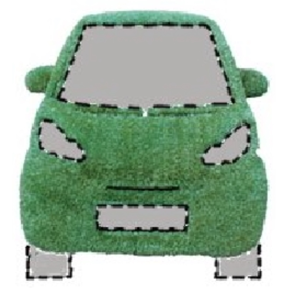 Bildmarke: Fahrzeug mit Kunstrasen-Oberfläche