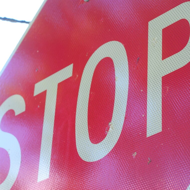 Foto: «STOP»-Schild