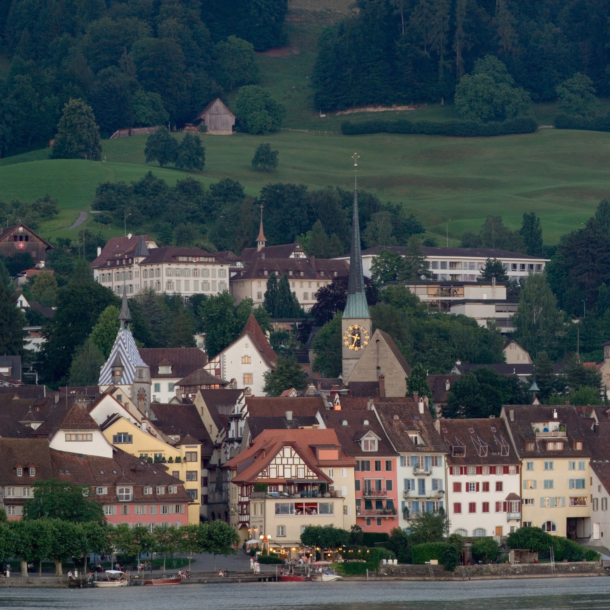 Foto: Panorama der Altstadt von Zug (Ausschnitt)