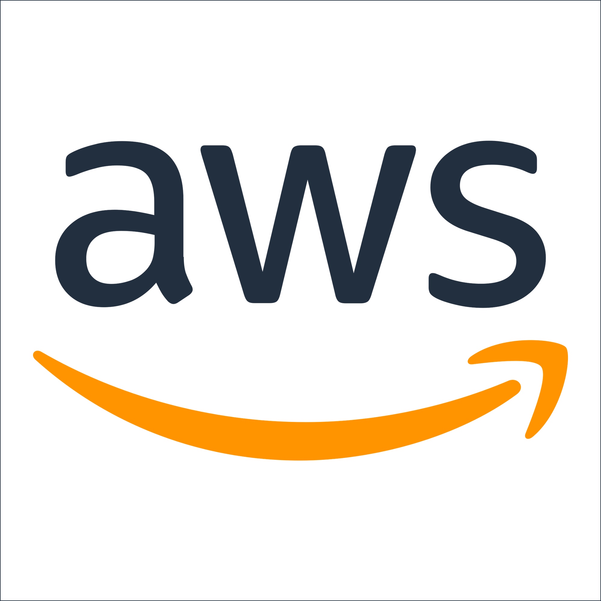 Logo: Amazon Web Services («aws»)