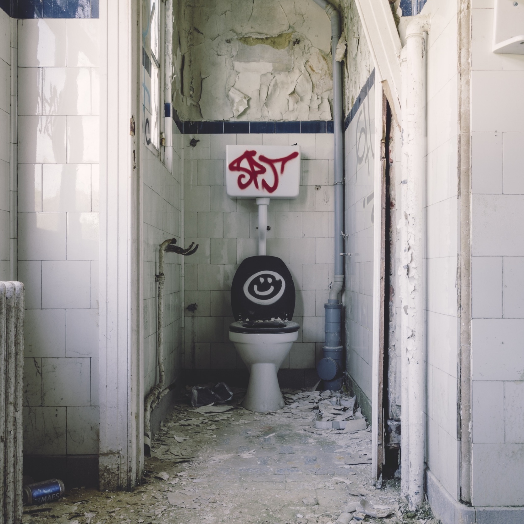 Foto: Toilette in desolatem Zustand
