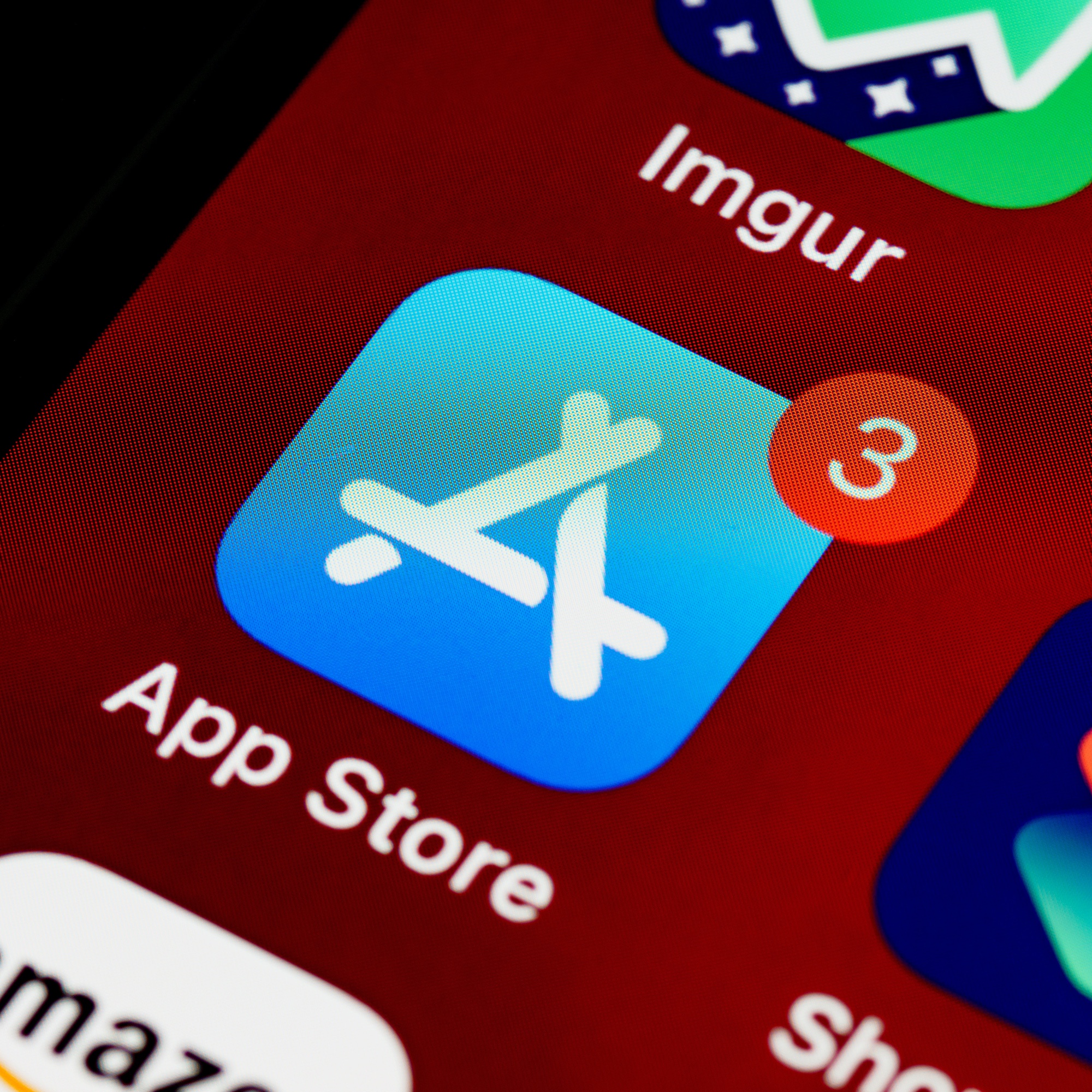 Foto: «App Store»-App-Icon auf einem iPhone