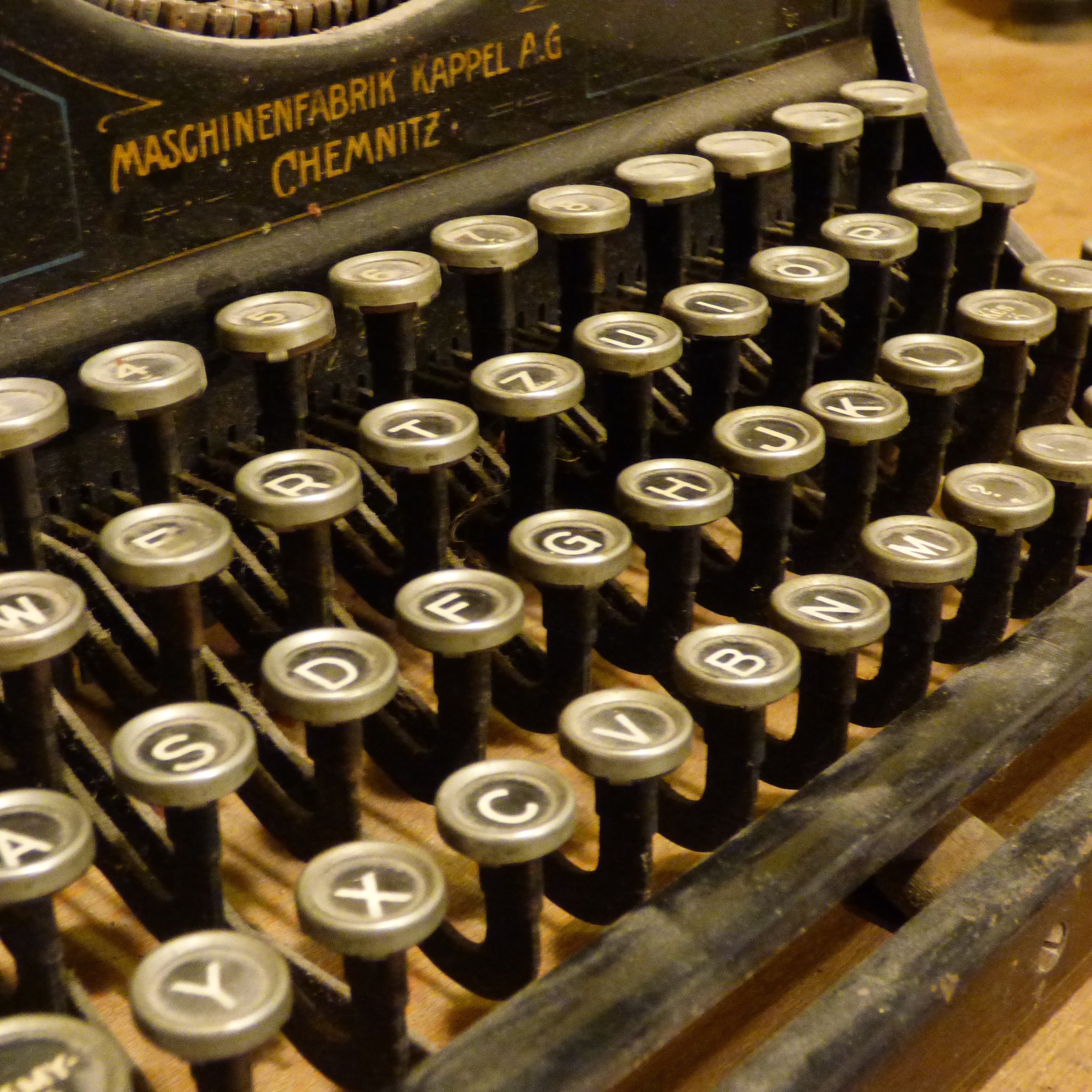 Foto: Alte mechanische Schreibmaschine
