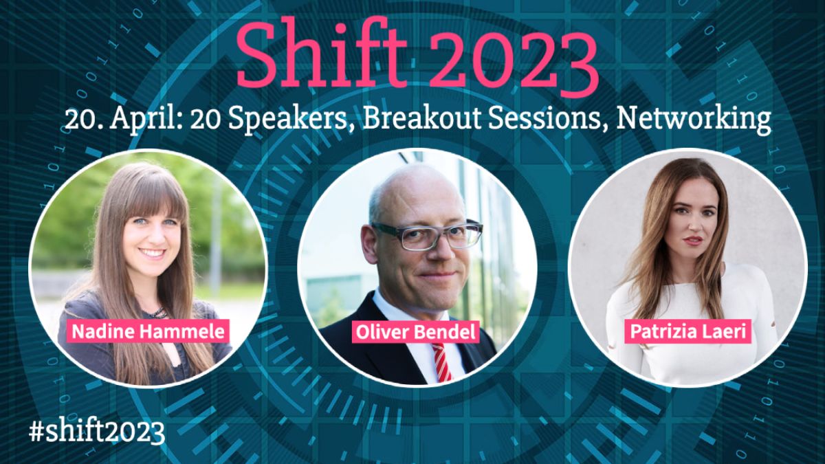 Bild: Banner für die Shift 2023-Konferenz