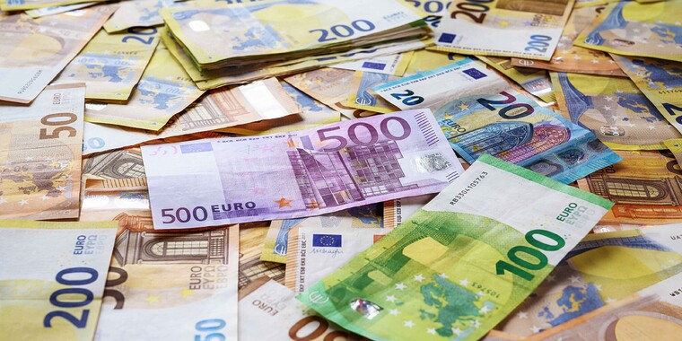 Bild: Euro-Banknoten