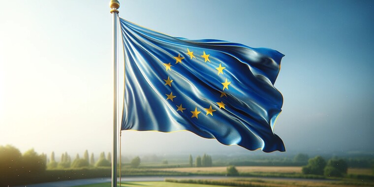 Bild: Europäische Flagge (KI-generiert)