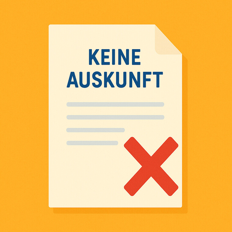 Bild: «KEINE AUSKUNFT» (Symbolbild, KI-generiert)