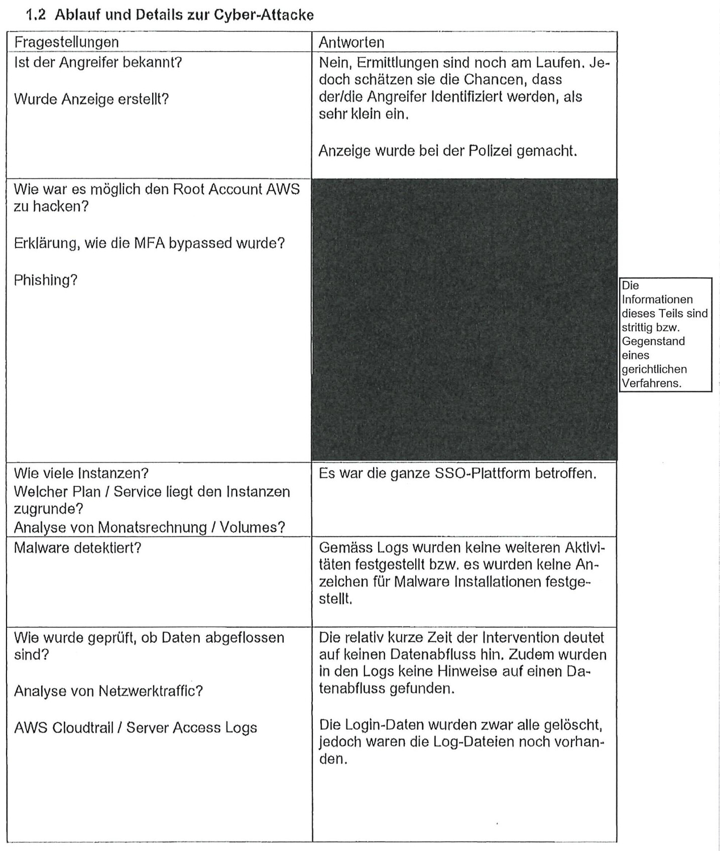 Dokument: Telefonkonferenz-Protokoll des EDÖB vom 14. November 2024 betreffend OneLog (Auszug)