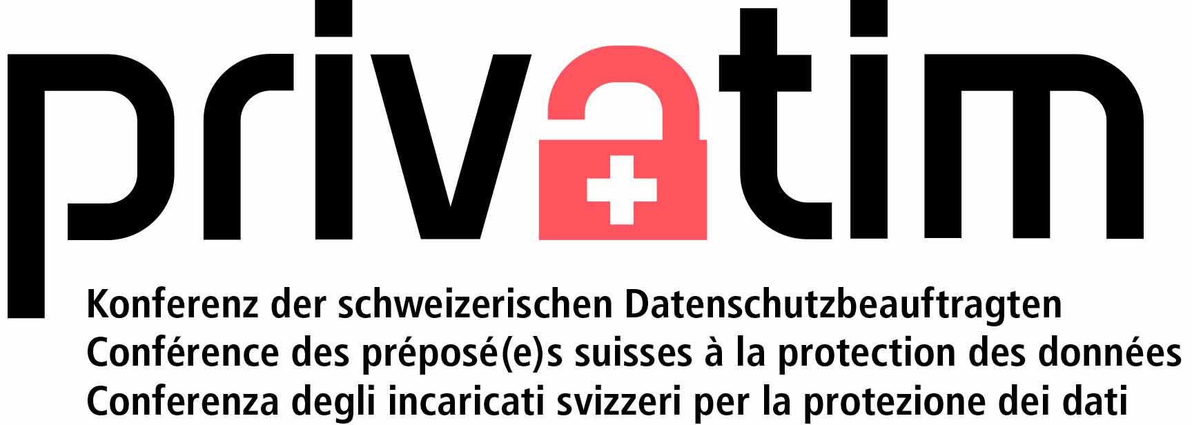 Logo: Konferenz der schweizerischen Datenschutzbeauftragten (Privatim)