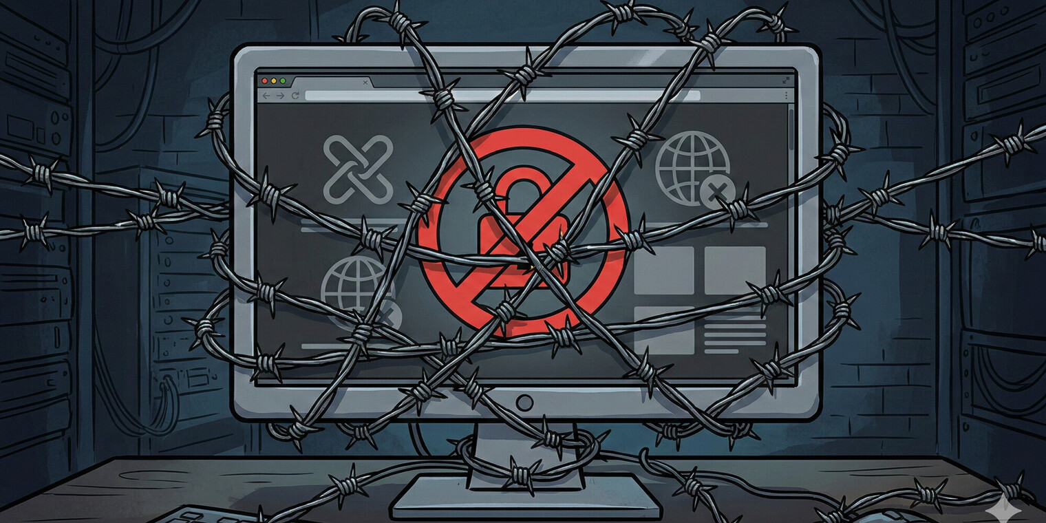 Symbolbild: Netzsperren (KI-generiert)