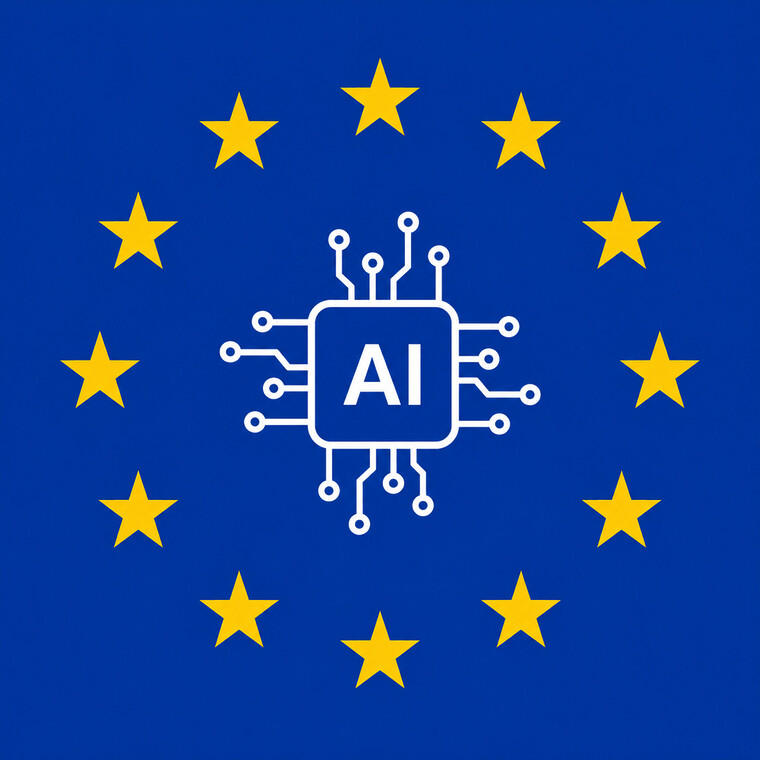 Symbolbild: AI Act der EU (KI-generiert)